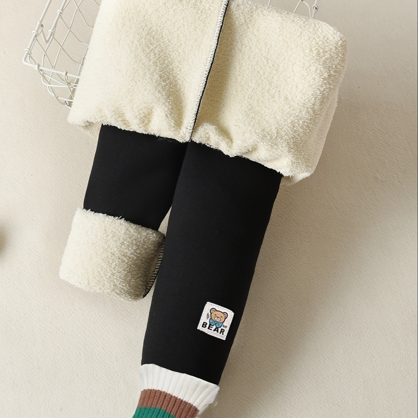 

Fleece-lined Leggings - , , And Pants Pattern, Washable, And