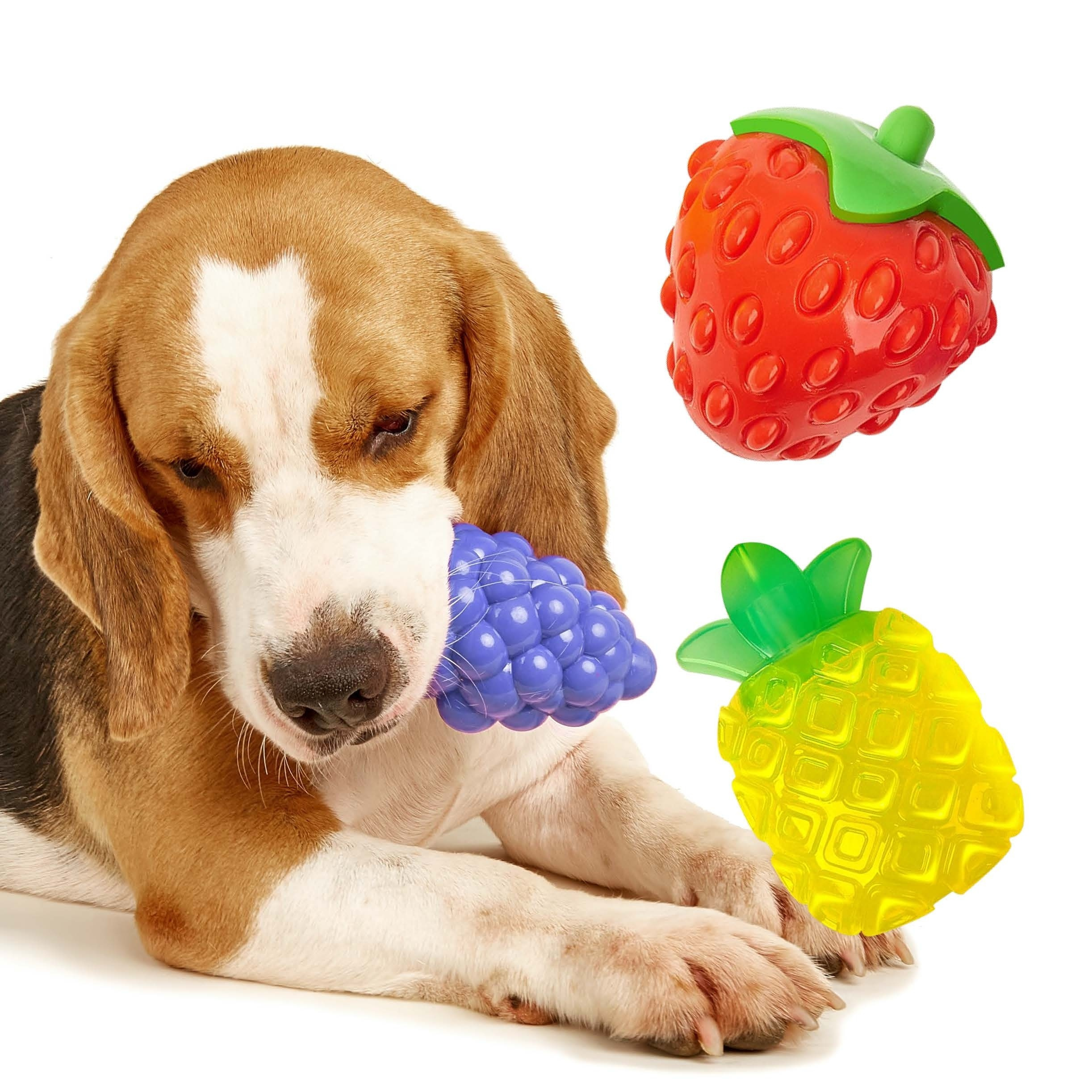 Christmas Dog Toys for Aggressive Chewers Large Breed, Pineapple