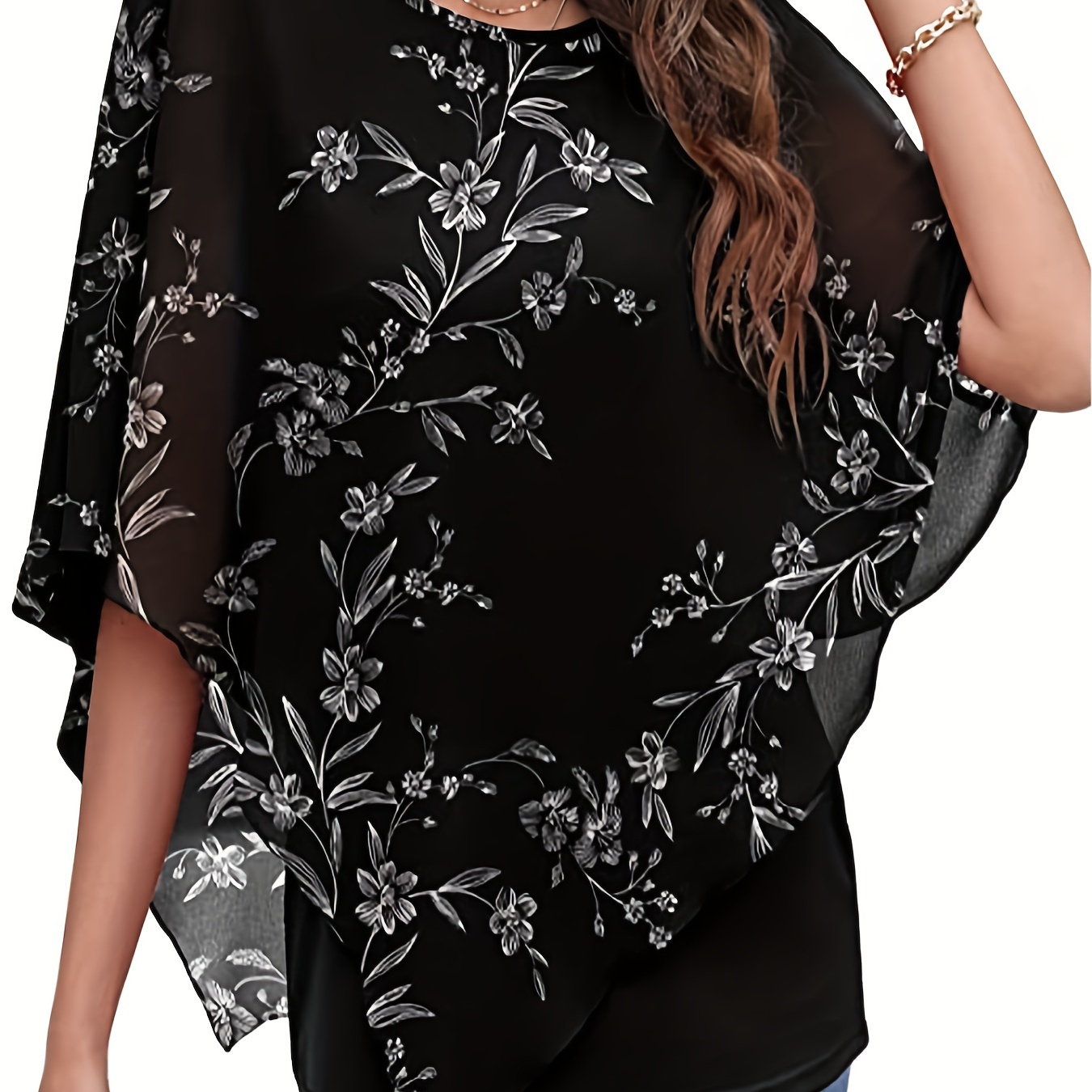 Flowy hotsell floral shirt