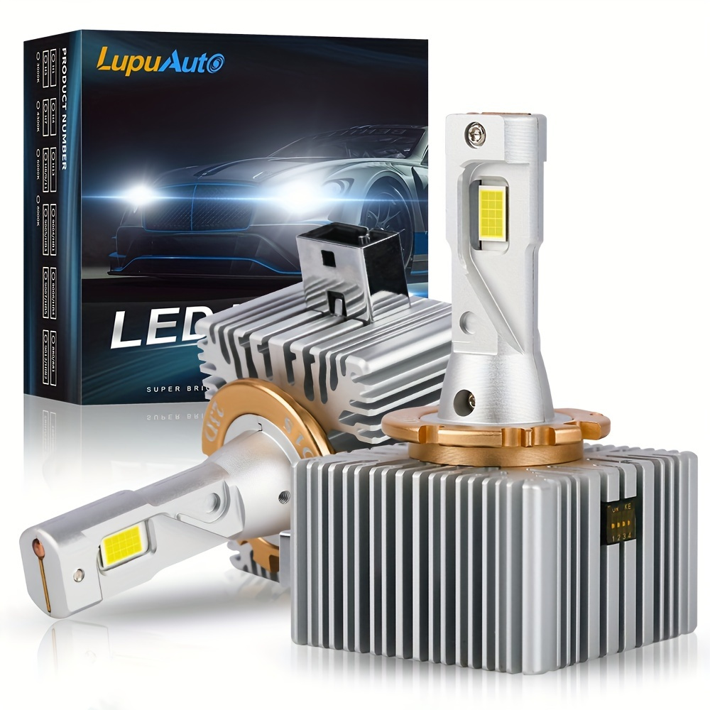 D1S LED Headlight Bulbs Conversion Kit, D3S D2S D4S D4R D8S D1R D2R D3R  Turbo LED Headlights 40000LM CSP Chip 6000K 8000K 70W 90W Plug And Play  From Skywhite, $23.95