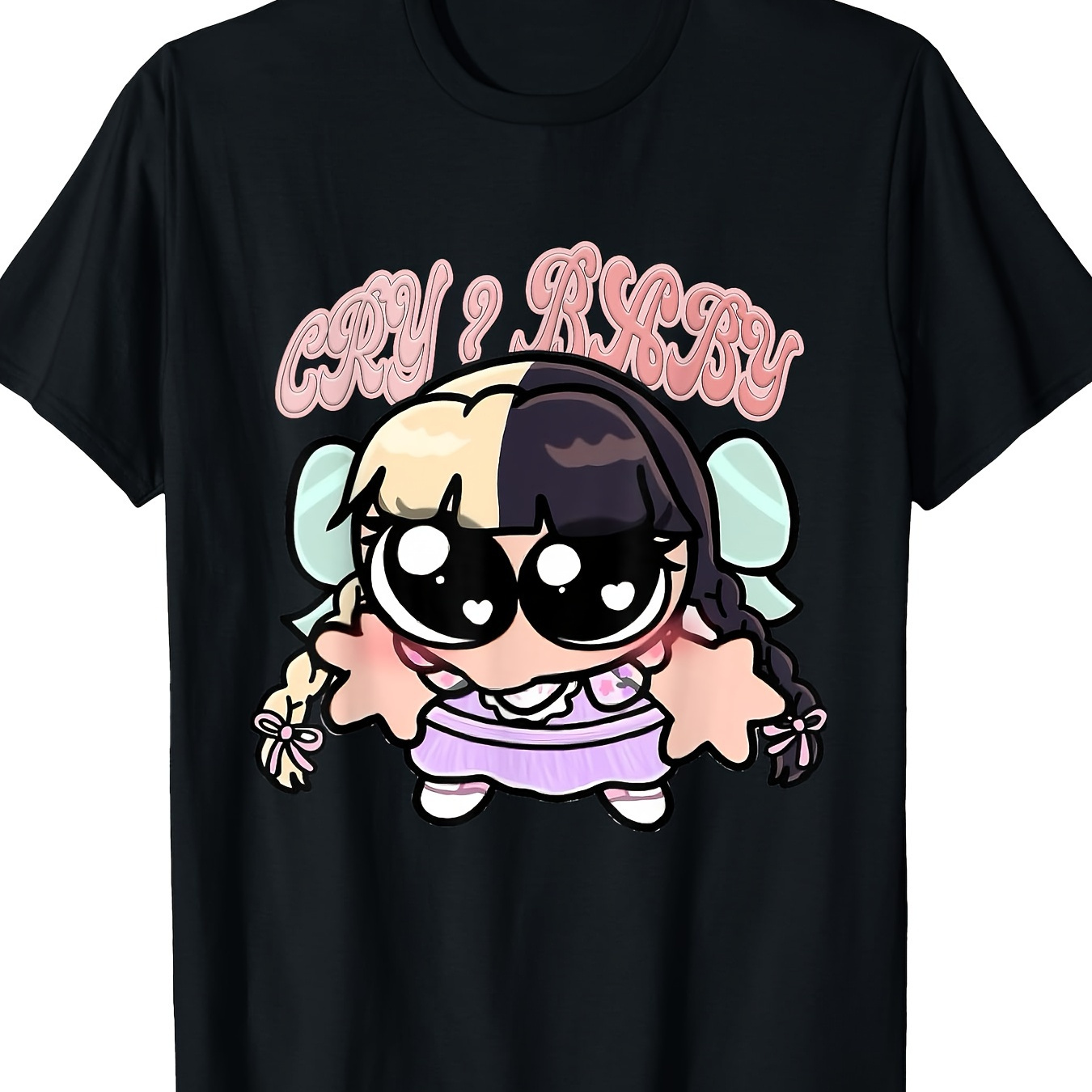 

Cry Baby Cute Funny Graphic Women Girls Gifts T-shirt, 100% Cotton, 220g