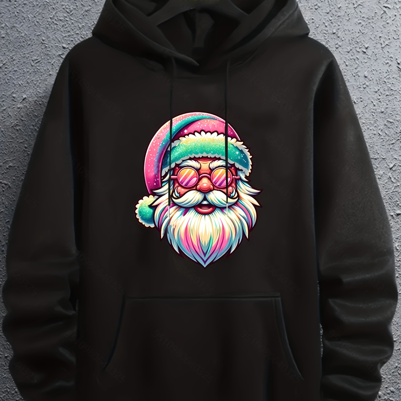 

1pc Christmas- , Knit , , Regular Fit, Hooded - All Sweatshirt