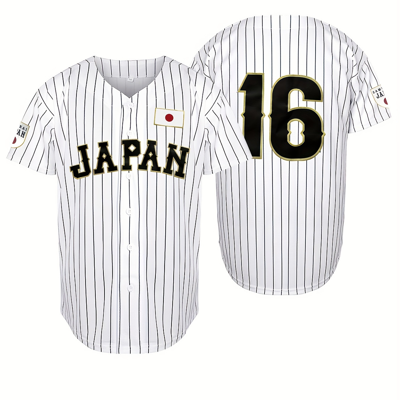  Ohtani Japan #16 Stitched Baseball Jerseys, Small