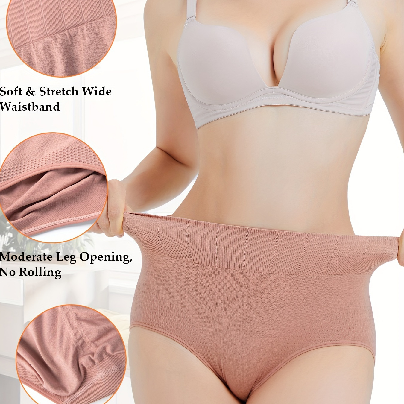 Seamless Solid Briefs Comfy Simple Stretchy Intimates - Temu Canada