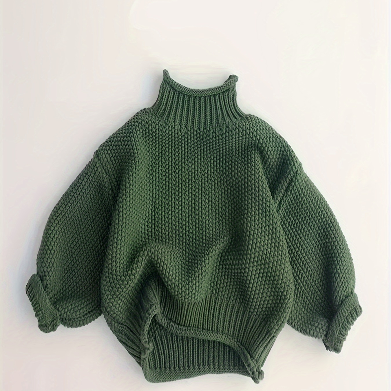 

' Knit Sweater, Rolled Cuffs, Long Pullover For Boys & - For Fall/