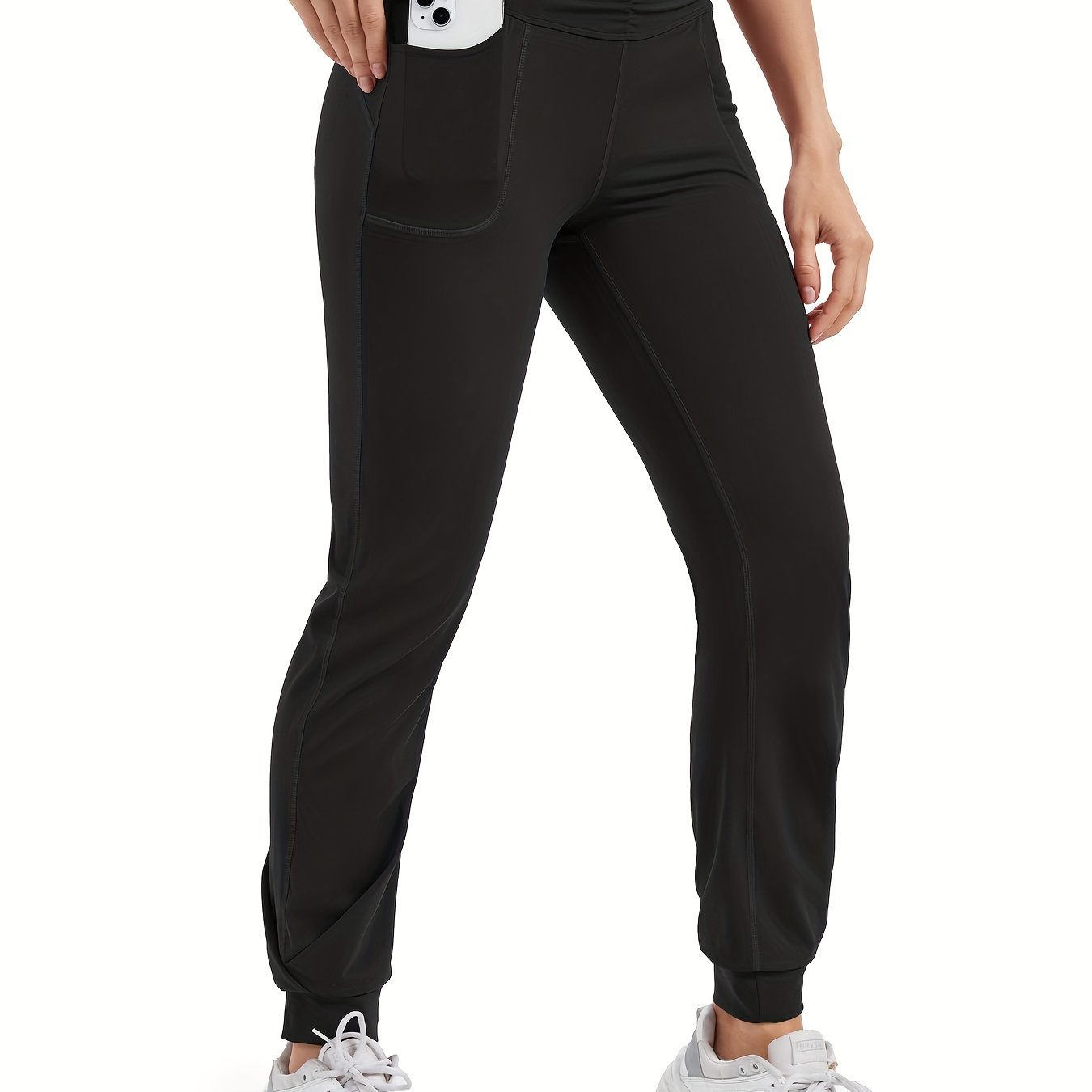 

Athletic Joggers For Women With Pockets Workout Running Track Sweatpants Gym Yoga Pants Comfy Lounge Clothes Casual