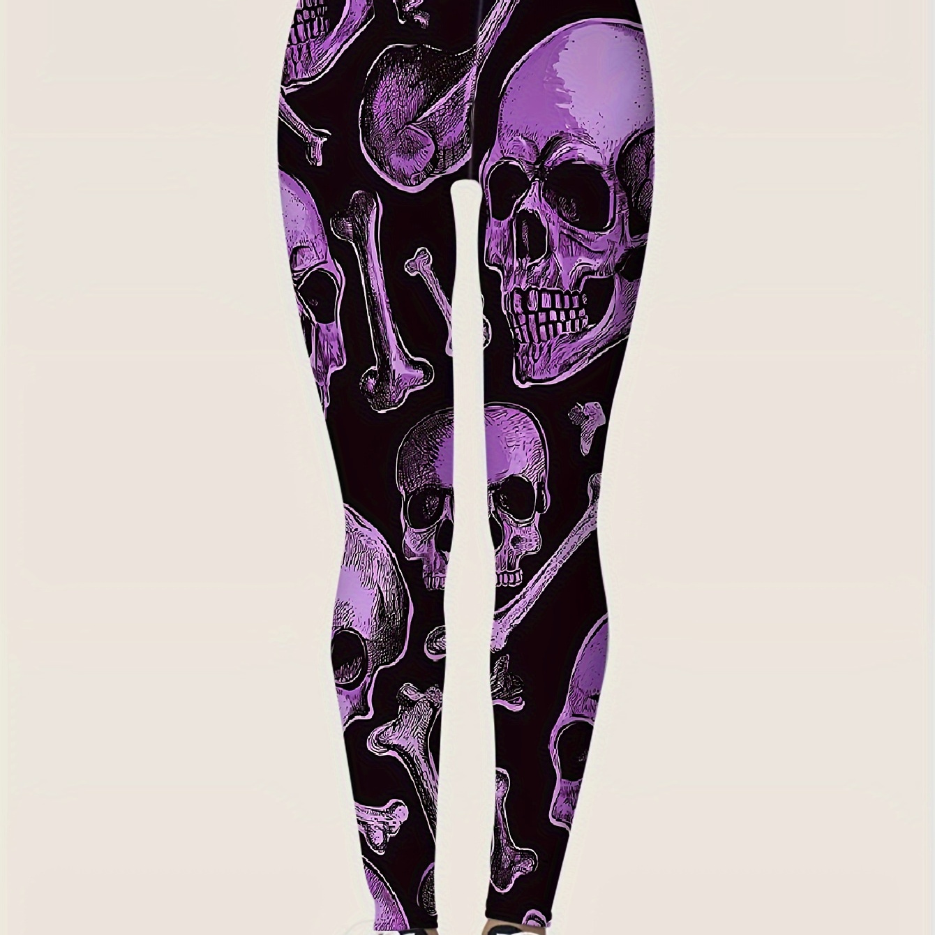 

Women's Halloween Leggings - Polyester Basics For Adults, All