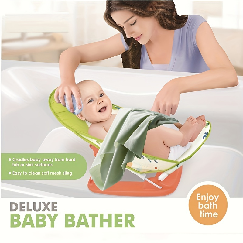 1pc Baby Bathing Mat, Newborn Infant Bathtub Mesh Seat, Universal Hanging  Floating Bath Cushion