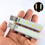 1pc LED Night Light, Mini Flash Driver Style Night Light For Computer Keyboard, USB Cable & Power Bank Charging, Light For Camping