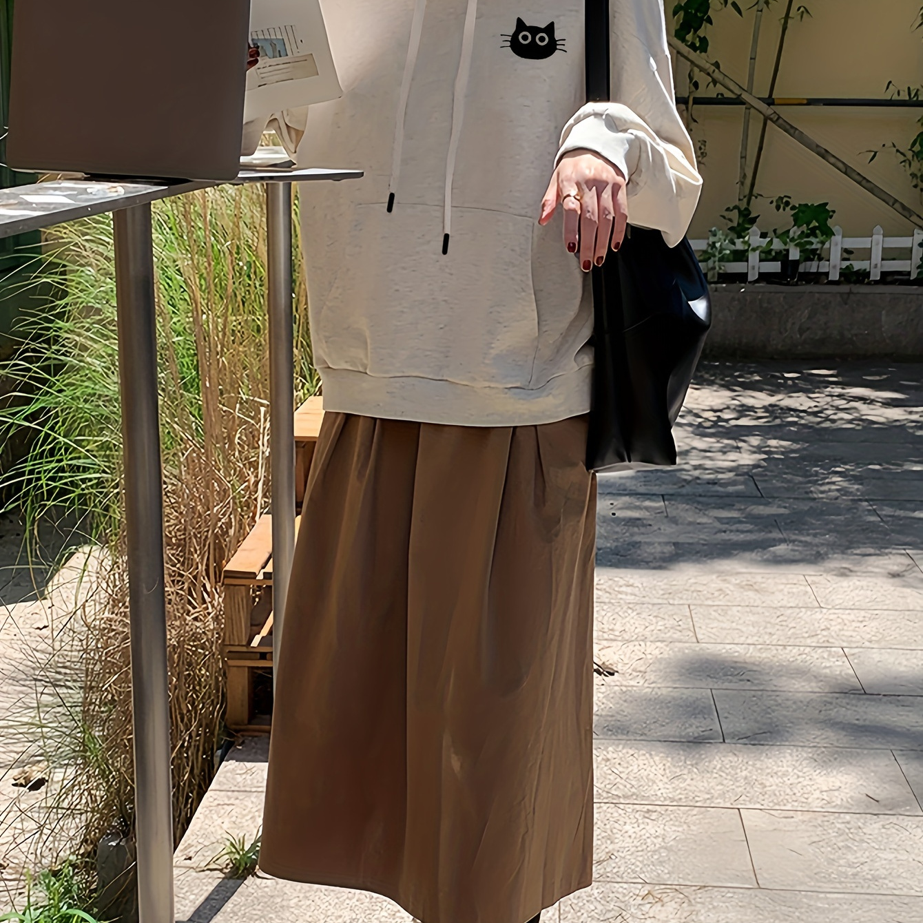 

Women's Oversized - - Long Sleeve , For Fall/