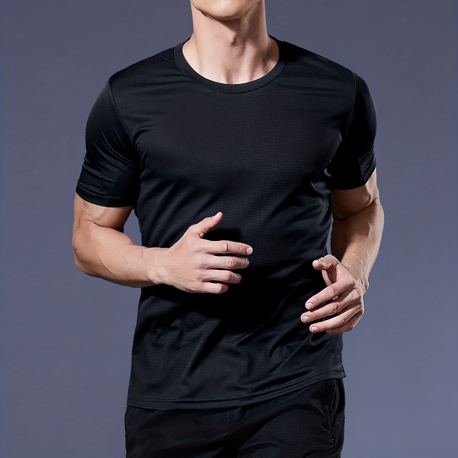 

Men's Short Sleeve Ultralight Athletic T-shirt: Quick Drying Lightweight Performance For Running, Training, Fitness & Gym Workouts