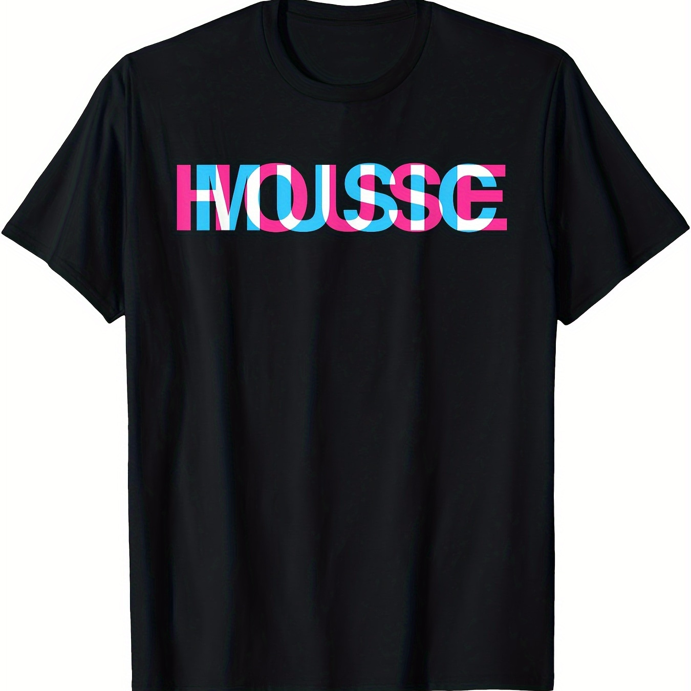 

House Music Glitch Optical Illusion - Edm Rave Dj T-shirt Men's T-shirt