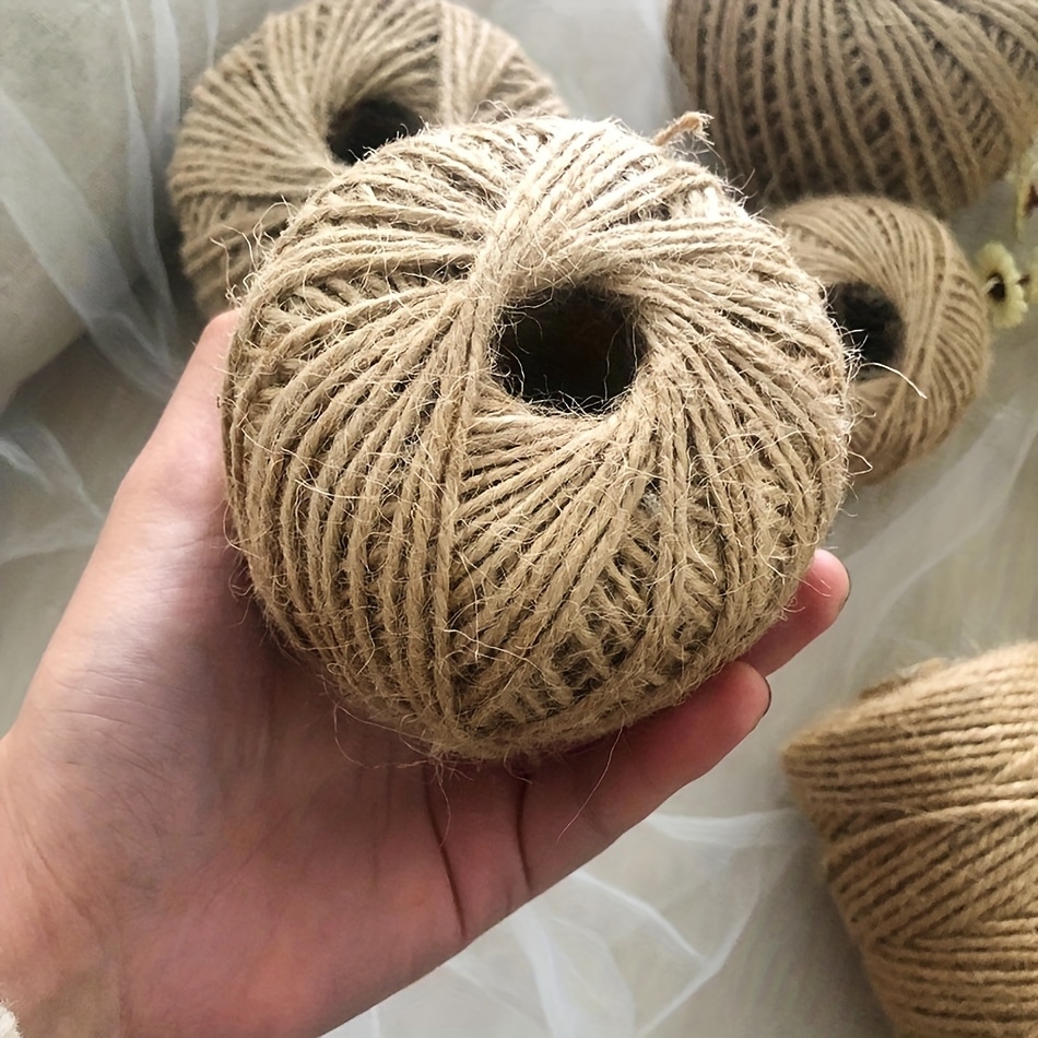  984 FT Natural Jute Twine, Twine String, 3ply Thin