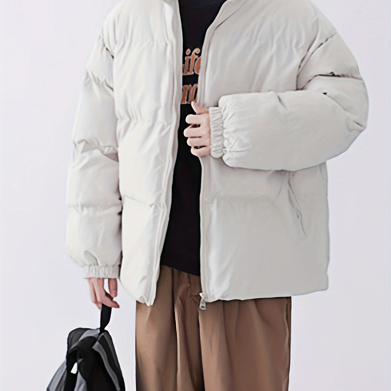

1pc Thickened Double- Stand , Non-stretch , Filled Comfortable Windproof