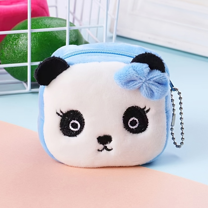 Bolsa transversal infantil fofa de panda de desenho animado bolsas