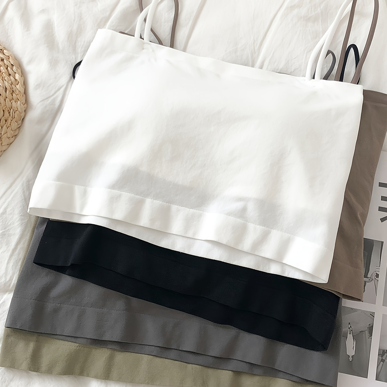 

Off-shoulder Top -in Bra - & , Washable - For Summer Layering
