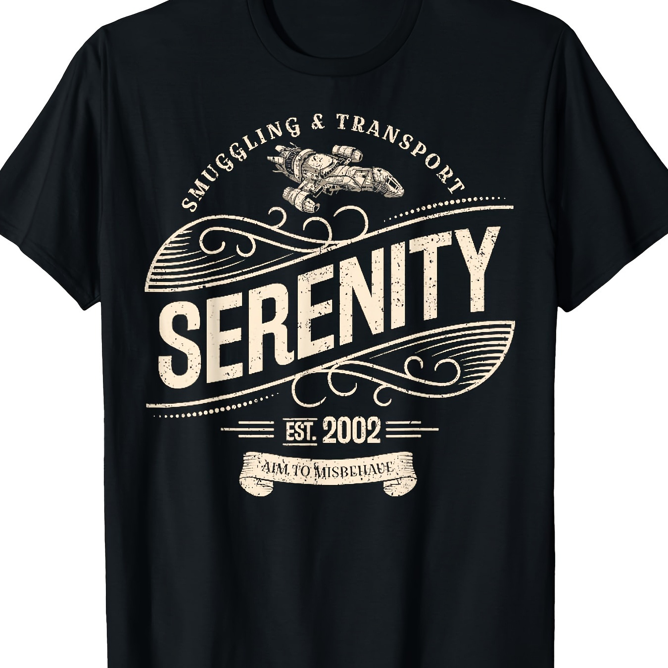 

Vintage Serenity Smuggling And Transport Firefly T-shirt - 220g