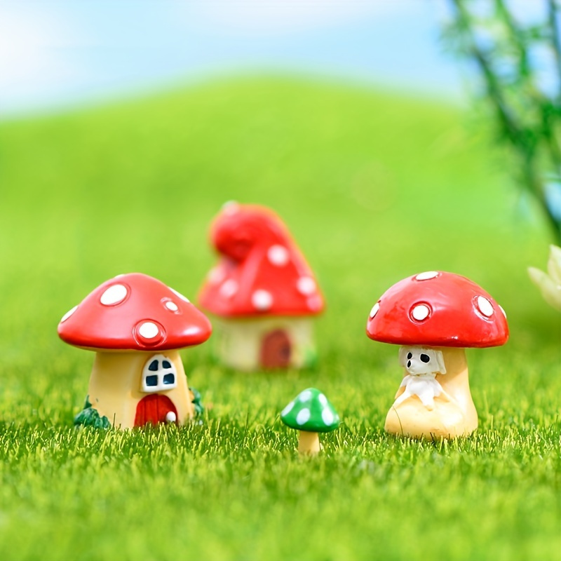 Micro Landscape Cute Bonsai Decoration Craft Mushroom - Temu