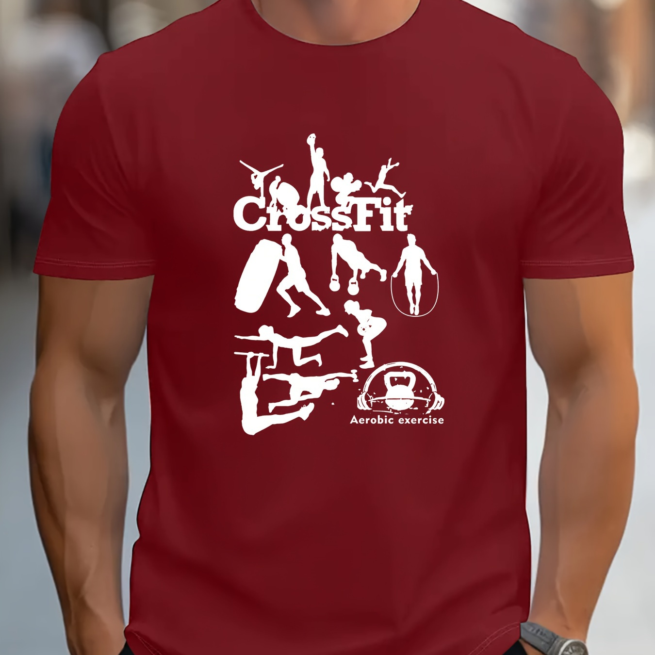 

Print Tee Shirt, Tees For Men, Casual Short Sleeve T-shirt For Summer