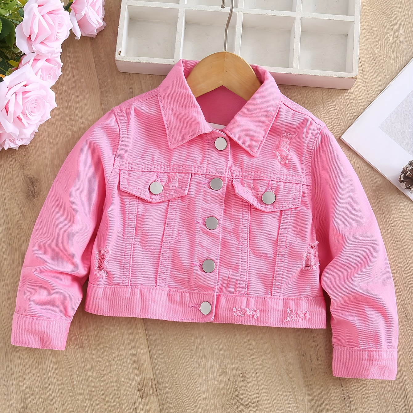 Puff Sleeve Pink Jean Jacket Kids Gap Pink Clearance Denim Jacket