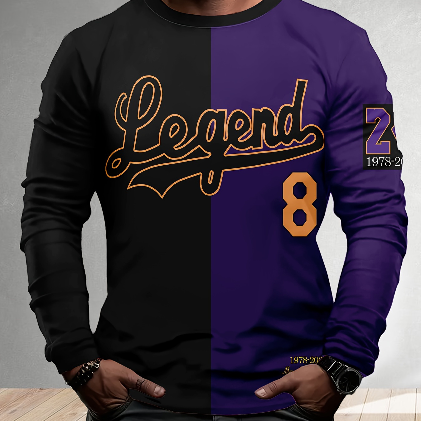

Men' Long Sleeve T- Unique 3d - & For , For /fall