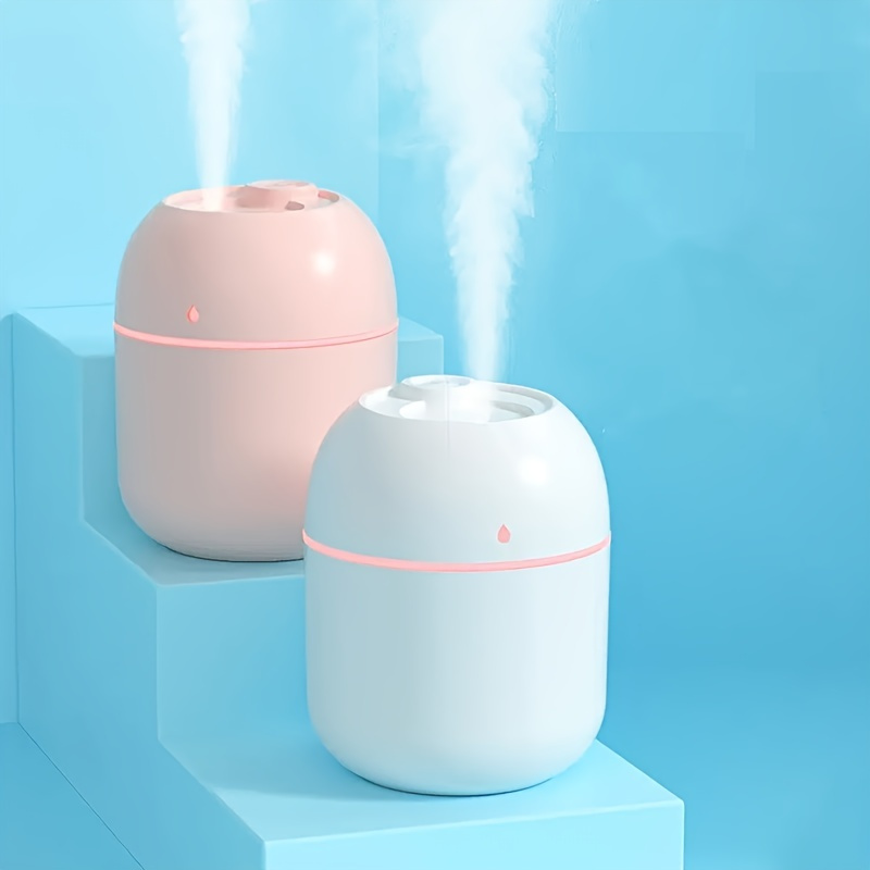 TOPINCN Mini difusor de aire portátil de 9.1 fl oz, humidificador de niebla  simulado diseño de chimenea humidificador de aroma humidificador de