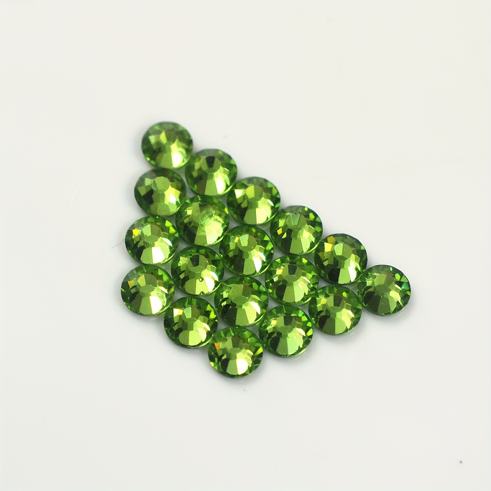 Hotfix Rhinestone Crystal Peridot Flatback Iron On Lt Green - Temu