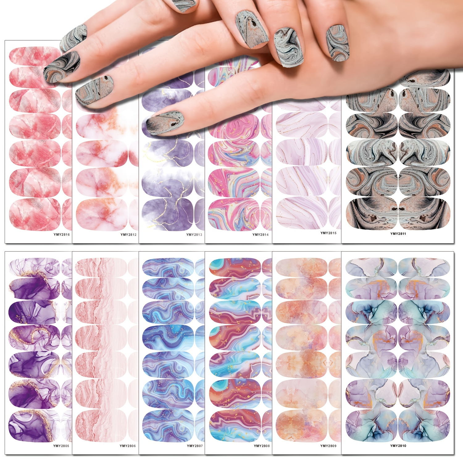 Decal Nail Sticker - D012