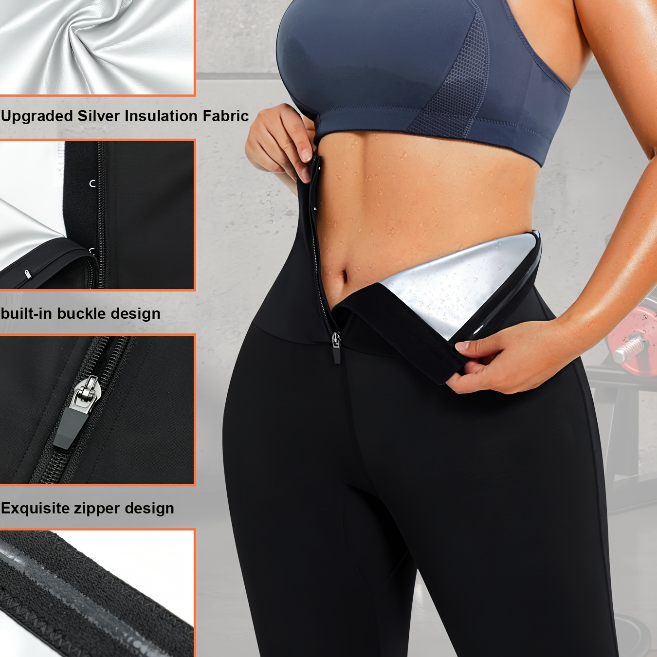 High Waist Zipper Shaping Shorts Tummy Control Compression - Temu