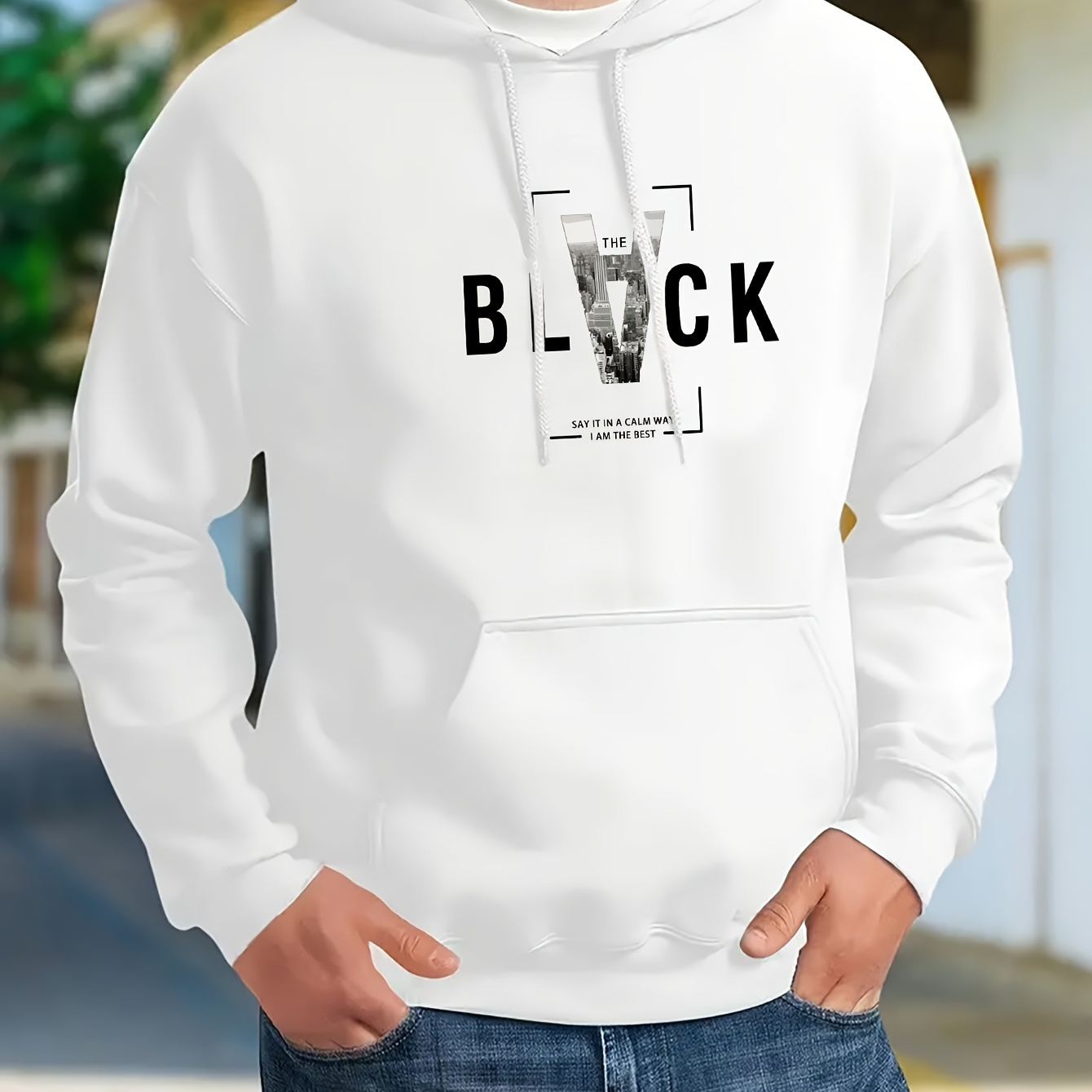 

- , Long Pullover , Washable, Letter For