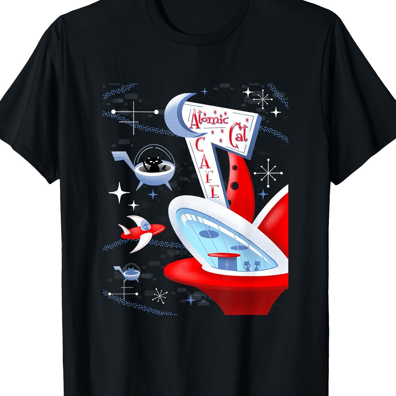 

Funny Retro Futuristic Mid Century T-shirt - 220g