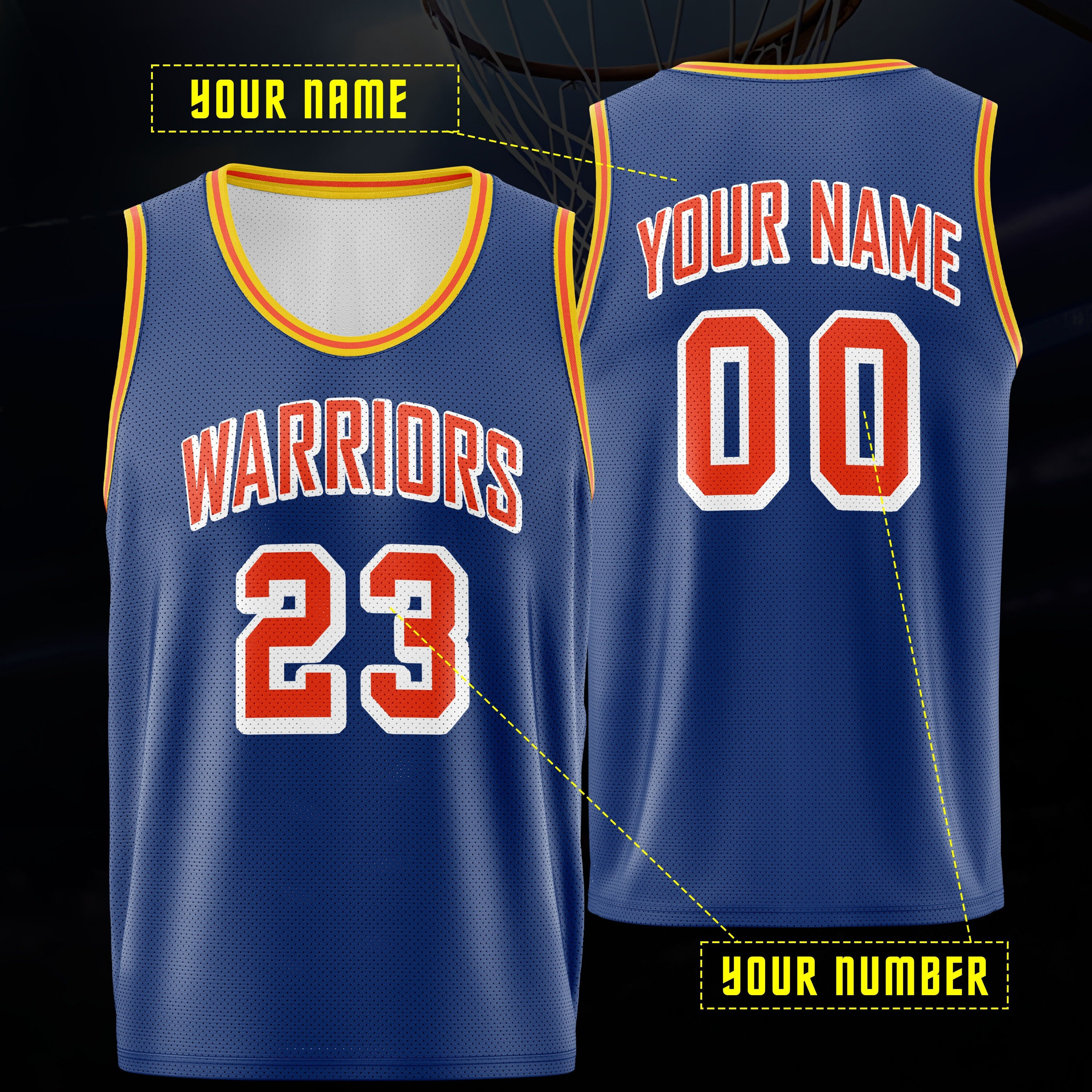 

Customized Letter & Number Embroidery, Men's Basketball Tank Top, Breathable Sports Uniform For Training And Competition