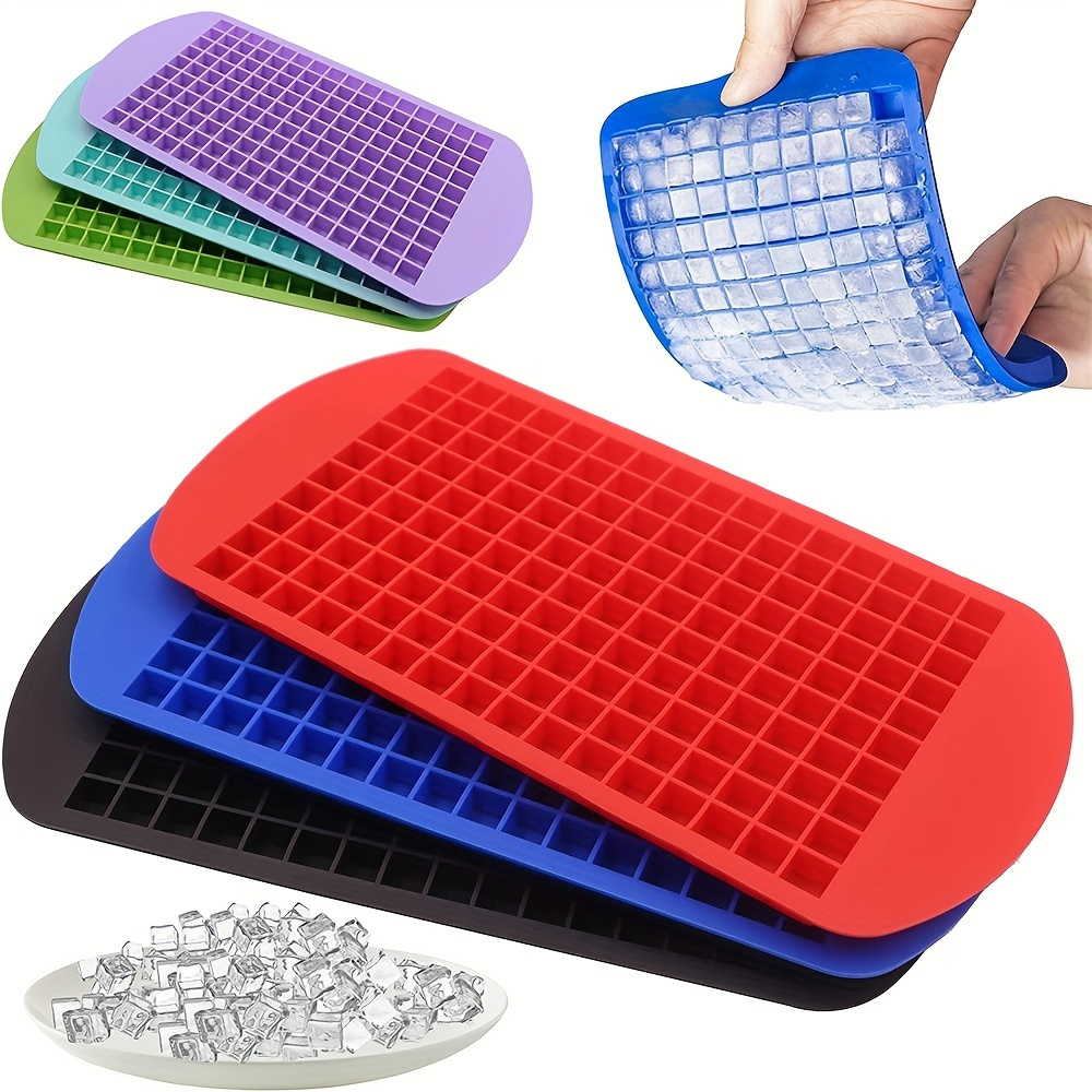 Ice Cube Tray Stackable Save Space Quickly Release with Lid and bin Ice  Making for Cocktails Drinks Chilling Juice Freezer - AliExpress