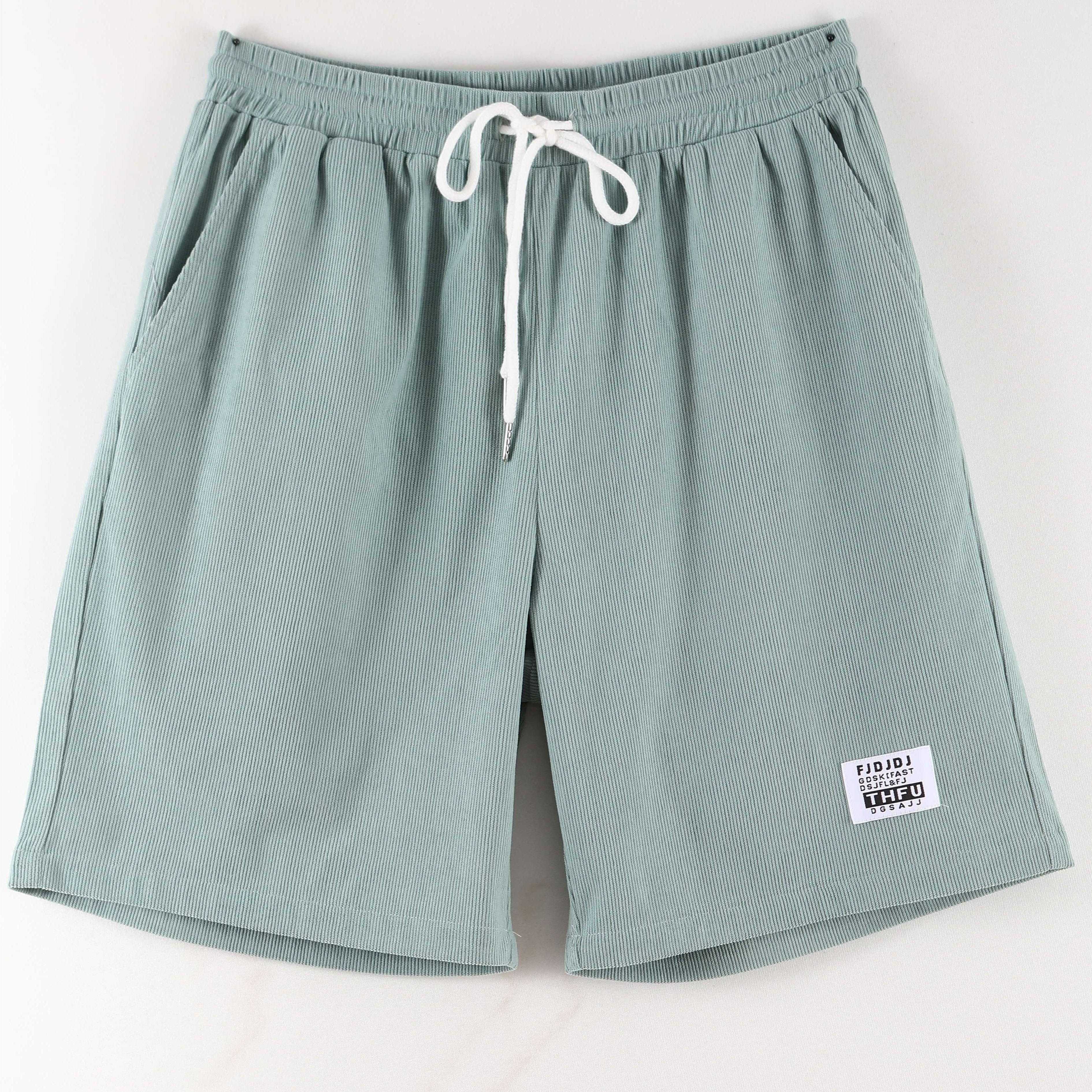 

Fashionable Men's Summer Drawstring Casual Sports Loose Shorts, Suitable For Outdoor Sports, Comfortable And Versatile