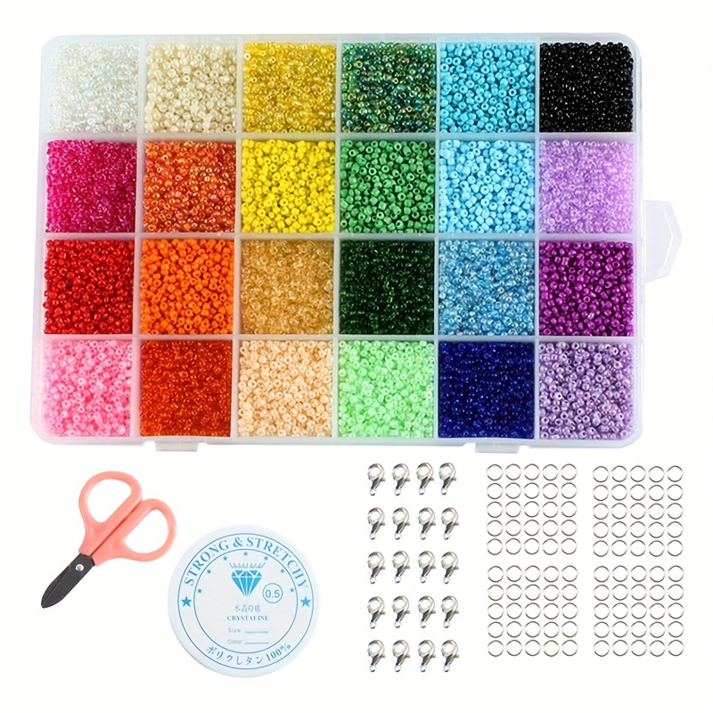 7200 Clay Beads Bracelet DIY Making Kit, 24 Colors Spacer Flat Beads For  Jewelry Making, Polymer Beads With Charms