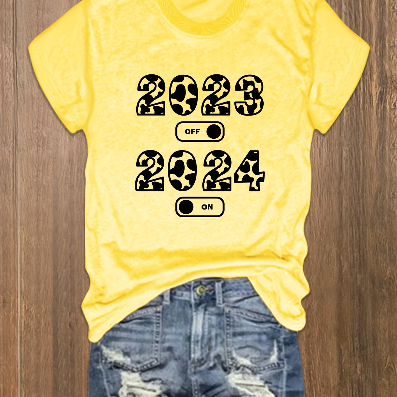 Blusa feminina casual de negócios manga longa primavera 2024 moda botões  gola V camiseta vintage gráfica blusa, Amarelo 06, P