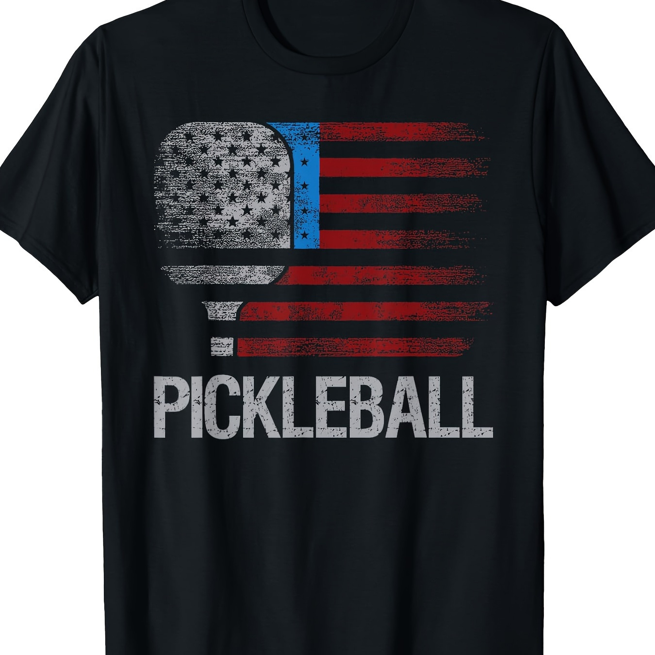 

Us Flag Pickleball Player Paddleball Lover T-shirt220g