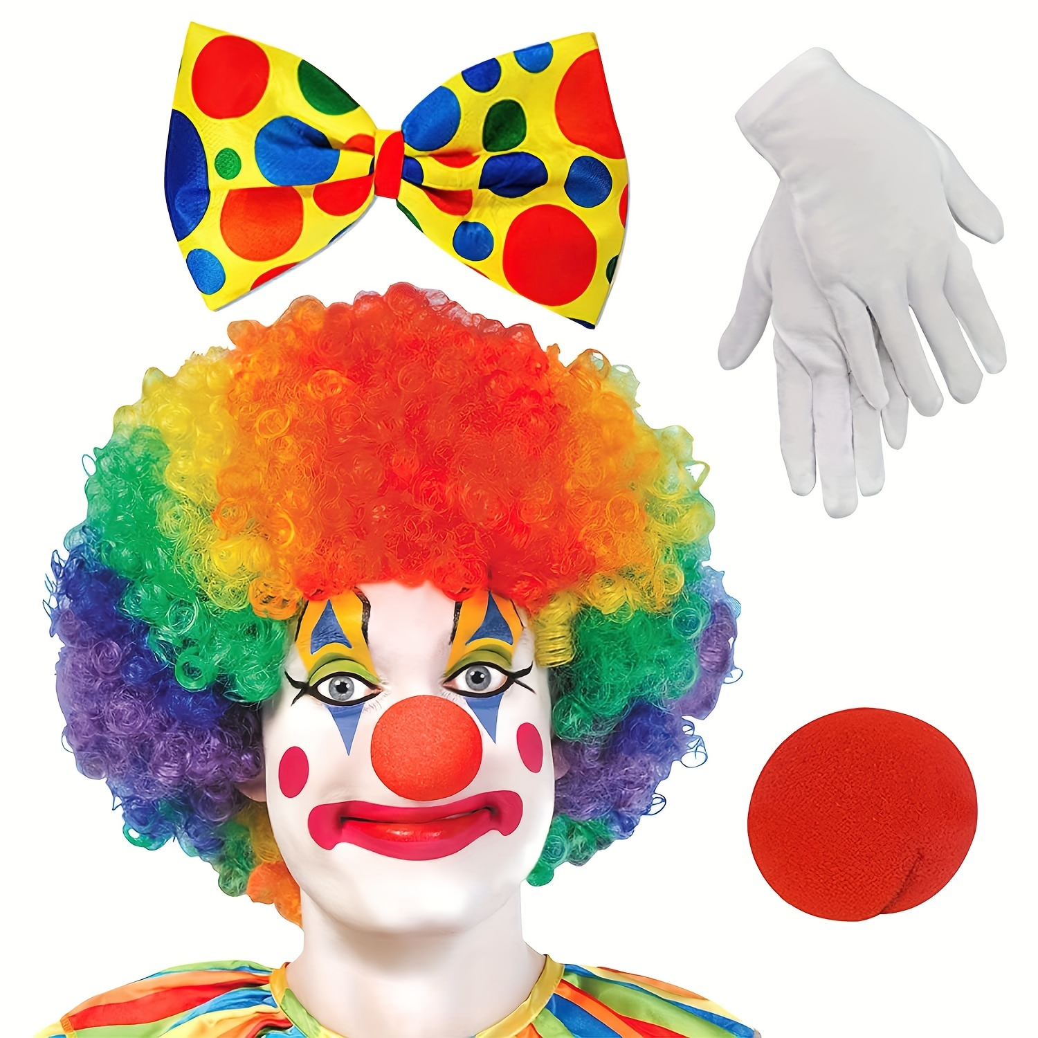 Halloween Costume Props Clown Costume Nose Red Sponge Ball - Temu Austria