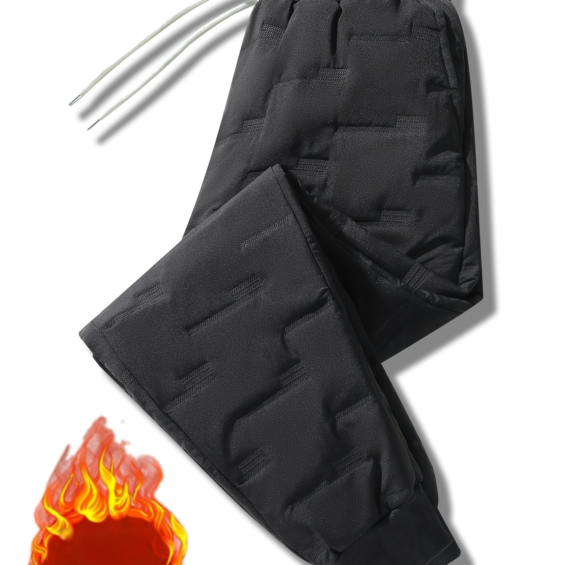 

Men's Winter Pants - , Waterproof, Fashionable Solid Color With Pockets, Winter Clothes