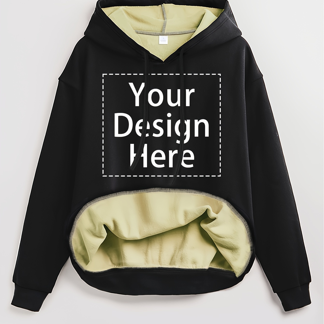

Letter Print Hoodie, Casual Long Sleeve Hooded Sweatshirt, Women's Clothing