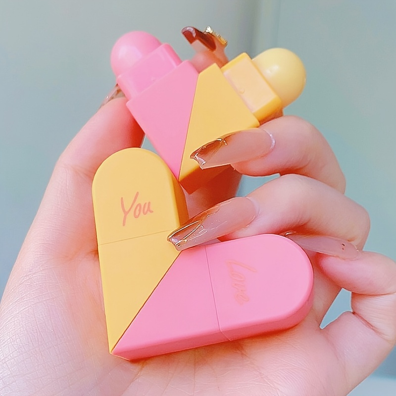 Heart Design Moisturizing Lip Balm Rich Natural Plants Ingredient Lip