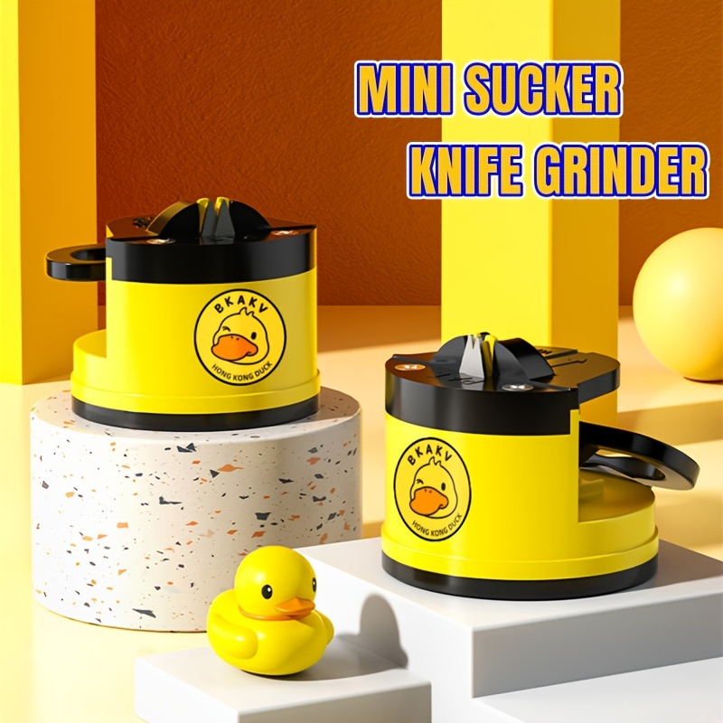 Get Yellow Duck Suction Cup Knife Sharpener Multifunctional