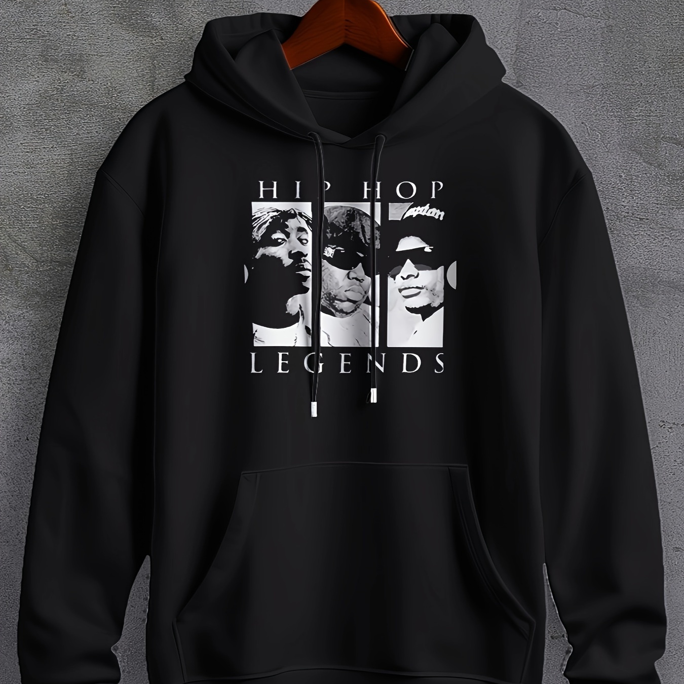 

Hip Hop Legend Fall And Winter Men' Hooded Sweatshirt