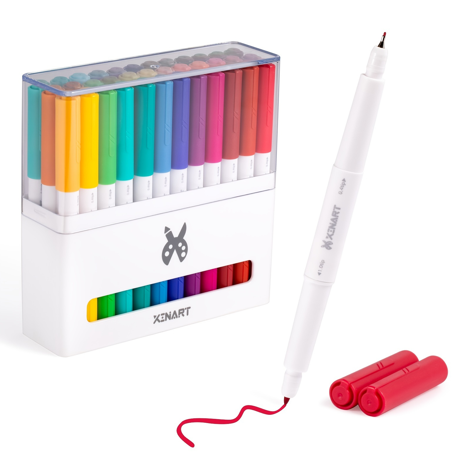 

36pcs Dual Tip Pens For Cricut Maker 3/maker/explore 3/air 2/air, Waterbased Ink Marker Pen For Writing & Drawing