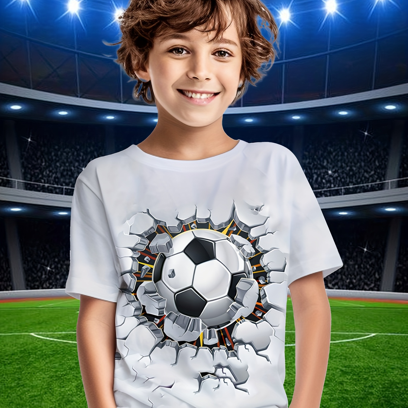 Camiseta de manga corta Fútbol Niñas Viralto