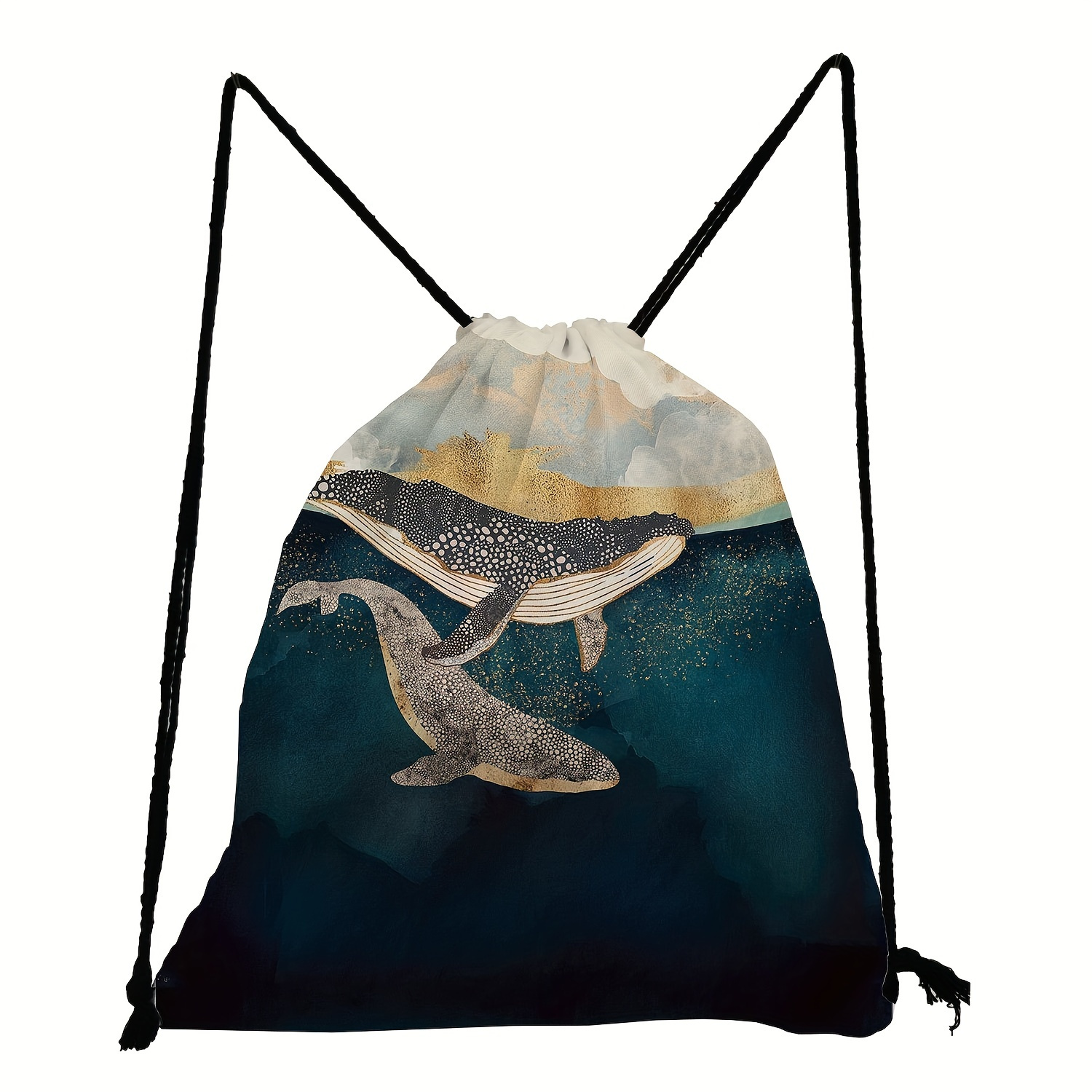 

Pattern Drawstring Bag, , All- Storage Bag