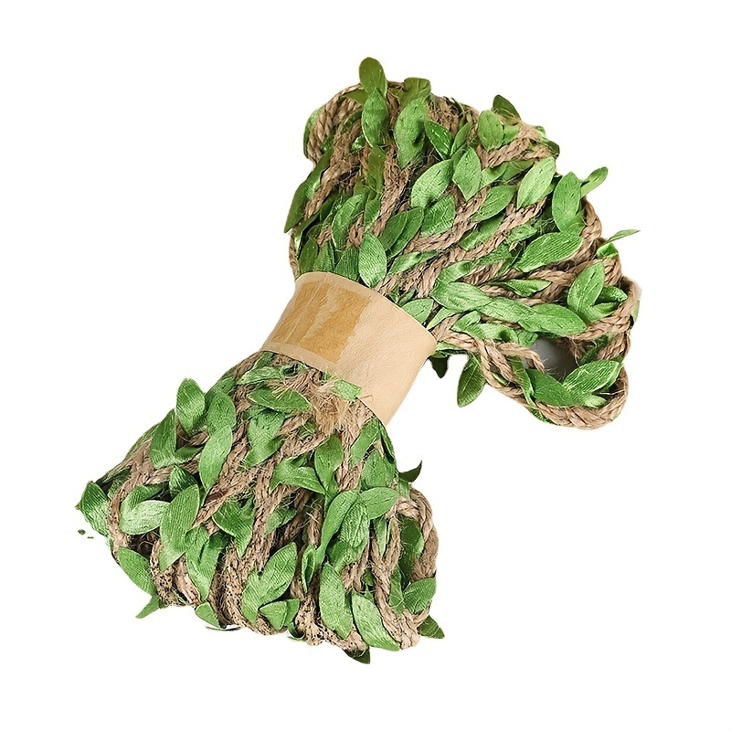

Diy Hemp Rope Leaf Braided Jute Braided Rattan, Easter Ribbon Decor Handwork