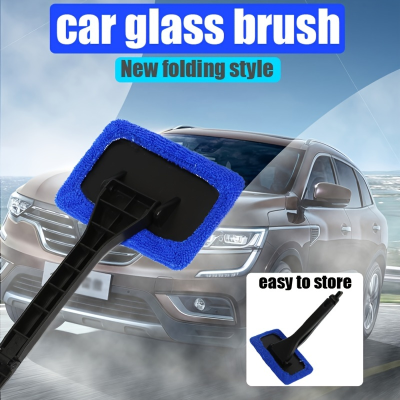 

1pack Car Windshield Brush Car Defogging Brush Car Dust Removal Brush Compact Foldable Cleaning Brush Car Accessories Cleaning Supplies