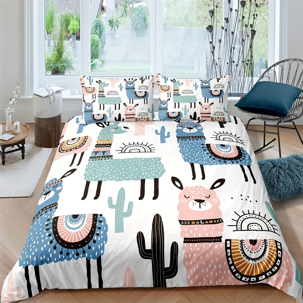 Girls hotsell llama bedding