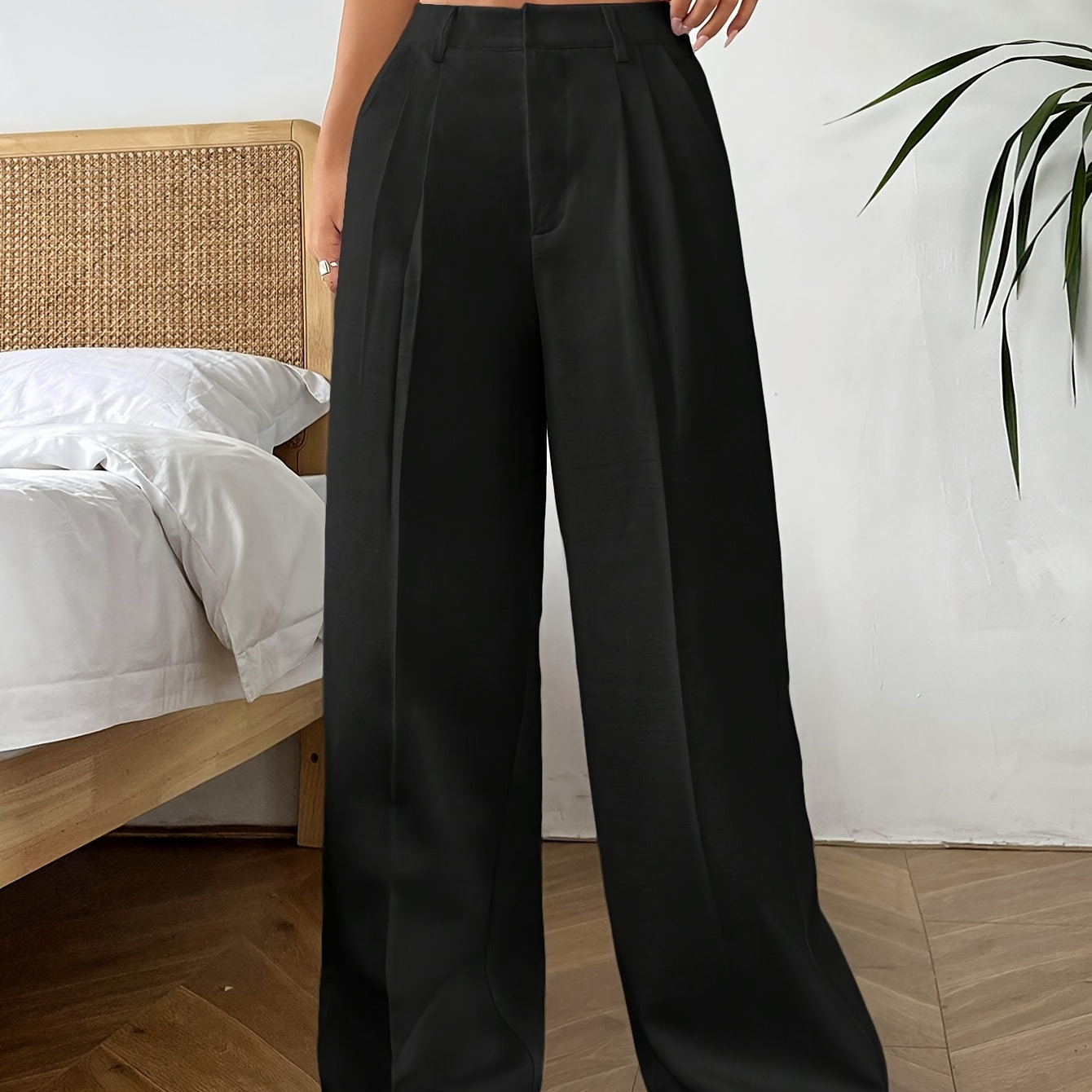 

-waisted -leg Pants For - , Washable, , , , For And